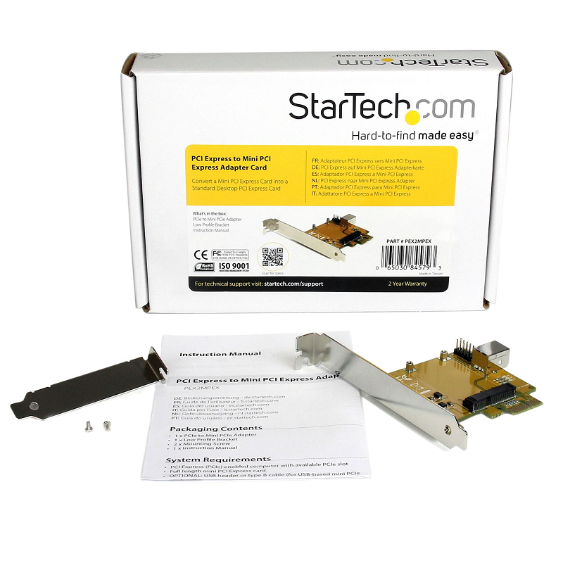StarTech PEX2MPEX PCI Express to Mini PCI Express Card Adapter